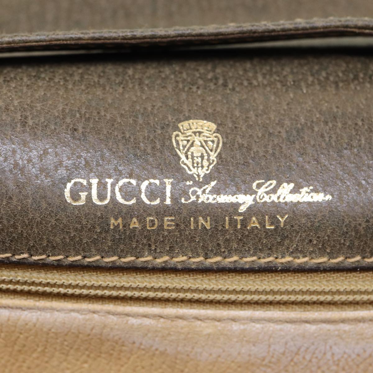 GUCCI GG Canvas Web Sherry Line Shoulder Bag PVC Beige Green Red ep5199