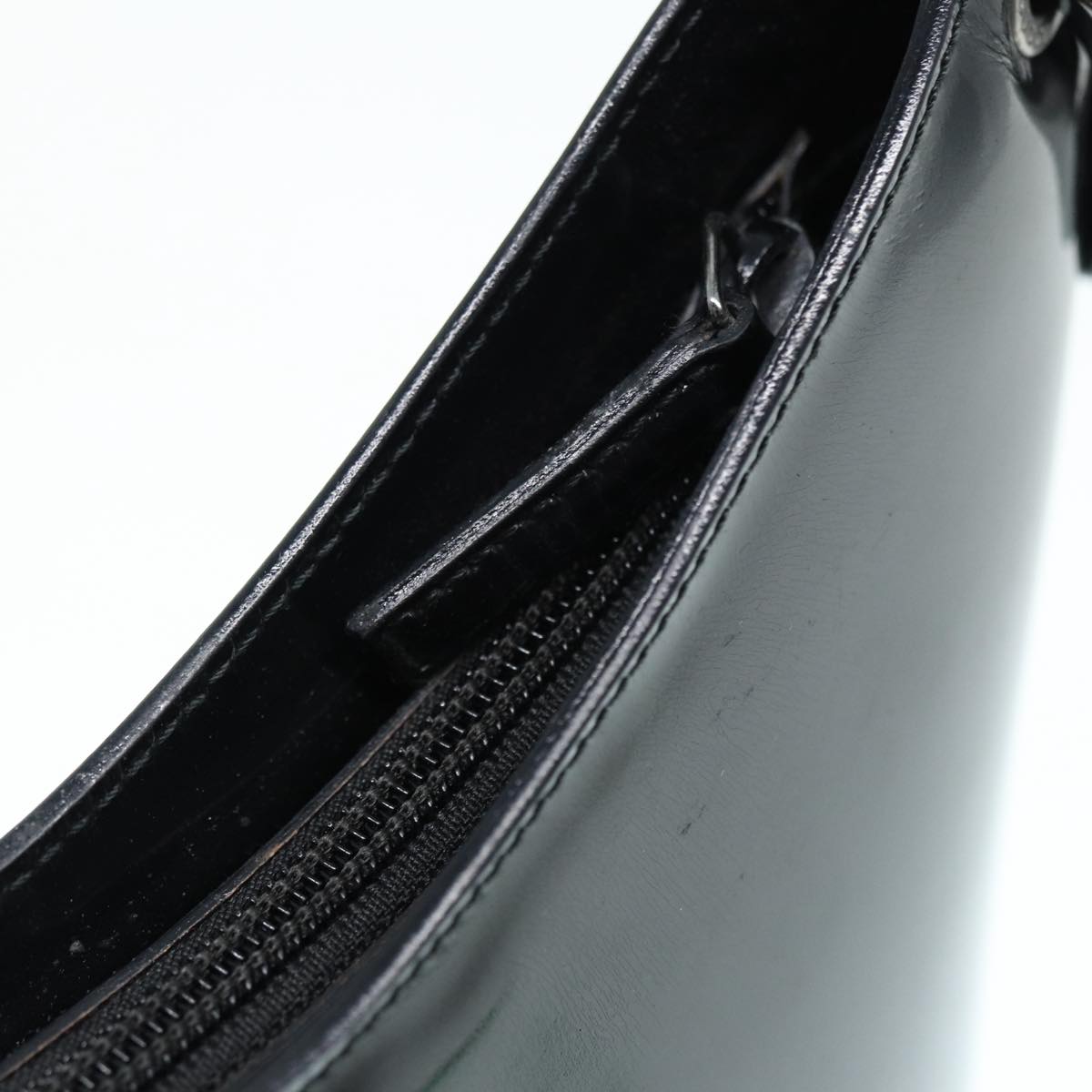 GUCCI Bamboo Hand Bag Leather Brown Silver 001 2046 3007 ep5265