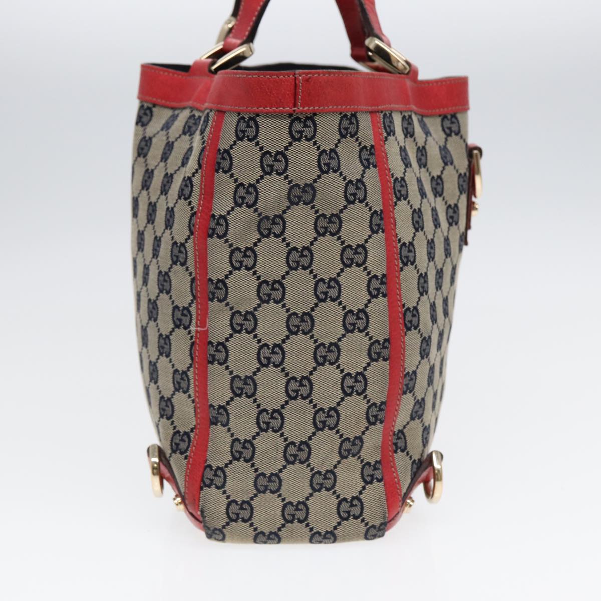 GUCCI GG Canvas Hand Bag Beige Gold 130739 ep5345