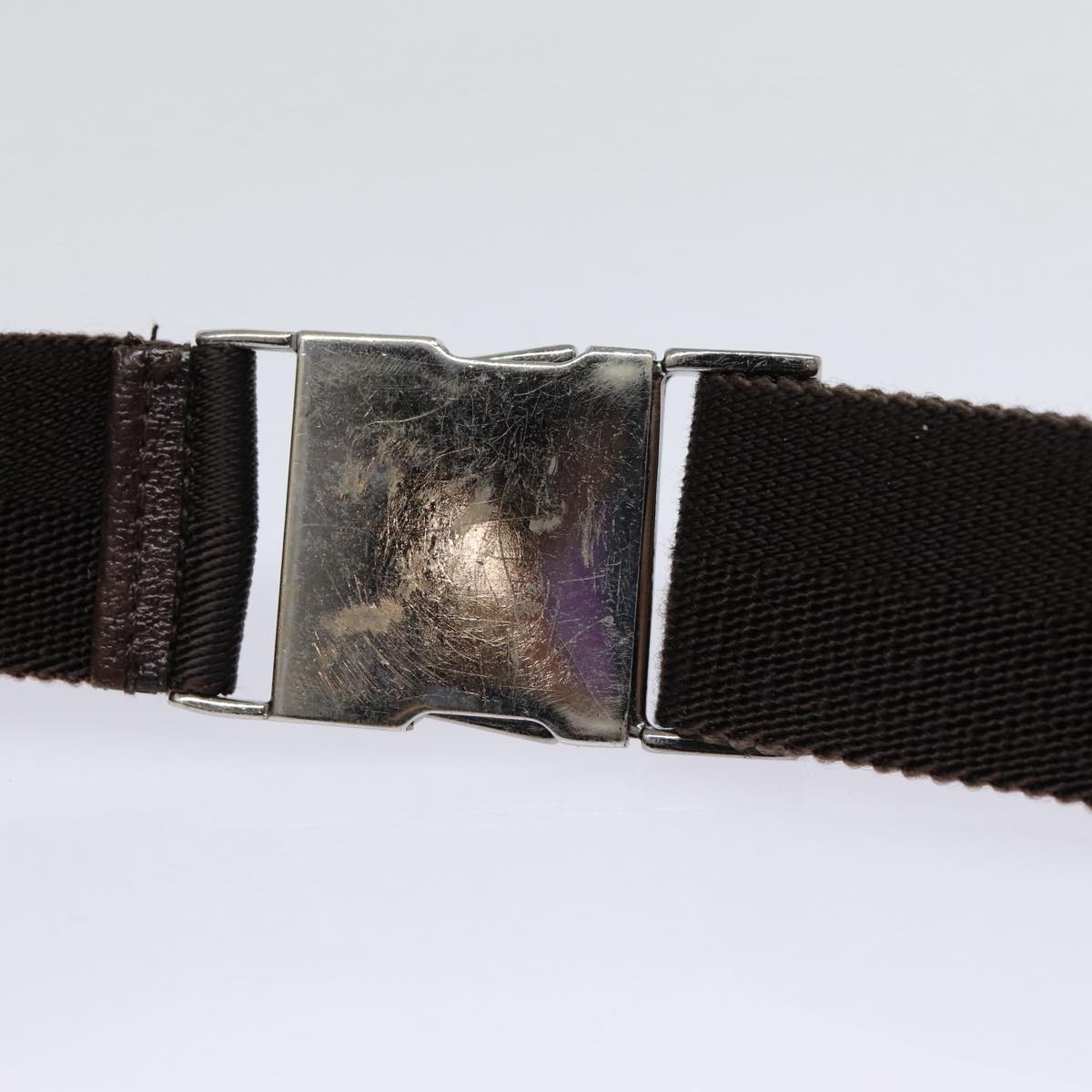 GUCCI GG Canvas Waist bag Beige Silver 28566 ep5361