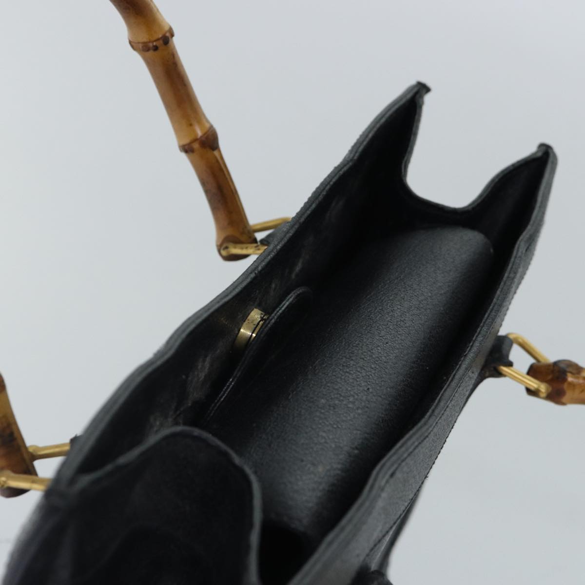 GUCCI Hand Bag Leather Black Gold 002 2853 0260 0 ep5510