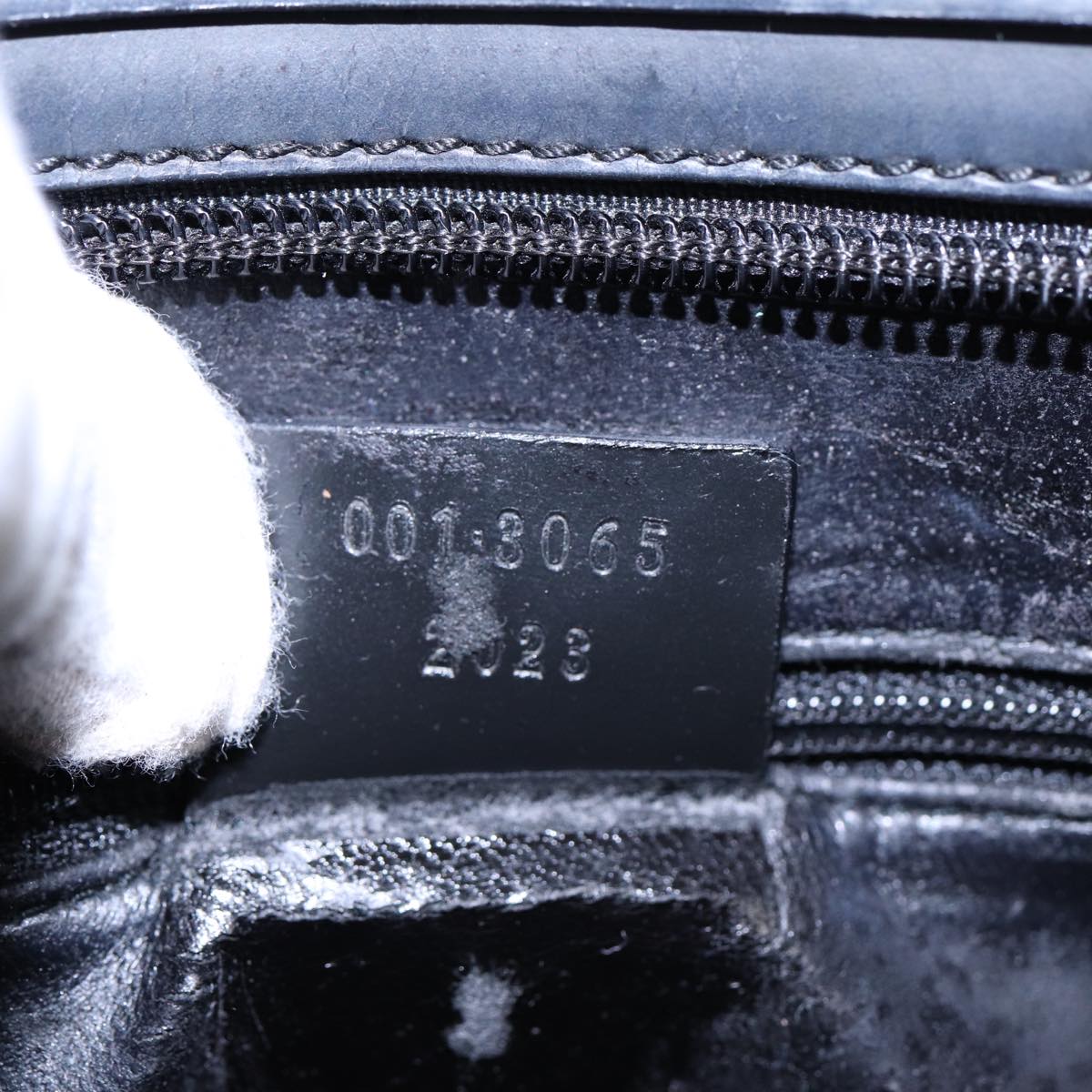 GUCCI Shoulder Bag Leather Black Silver ep5573