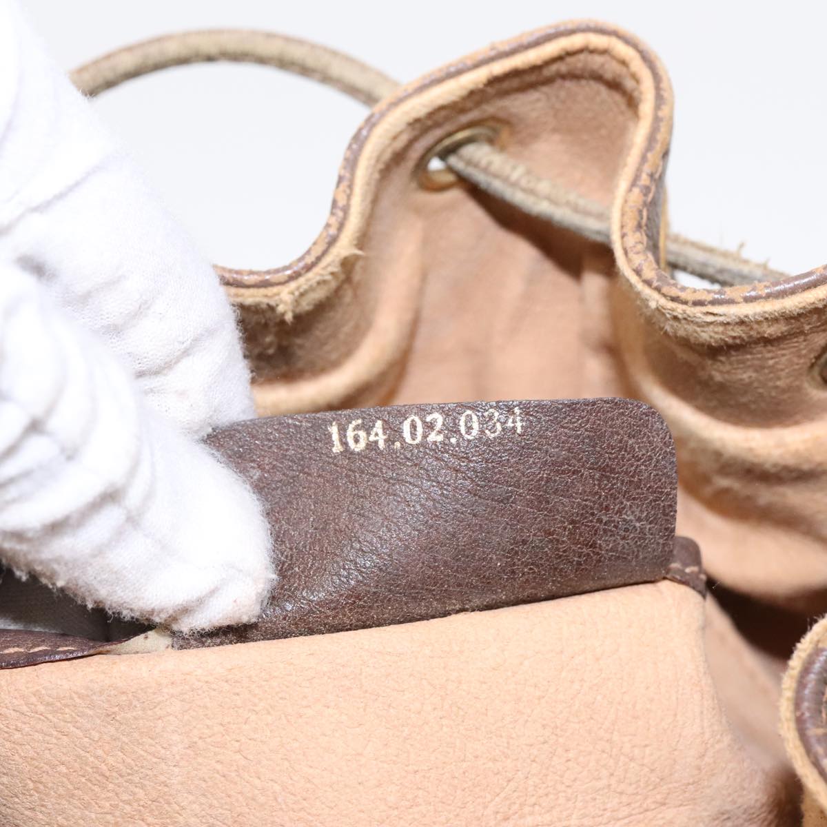 GUCCI GG Supreme Web Sherry Line Shoulder Bag PVC Beige Gold ep5600