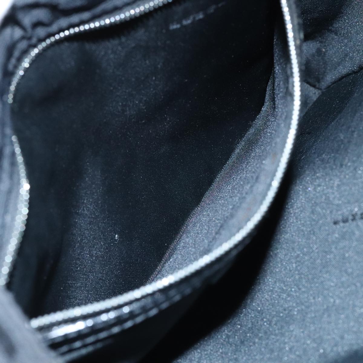 FENDI Zucca Canvas Hand Bag Black Silver ep5941
