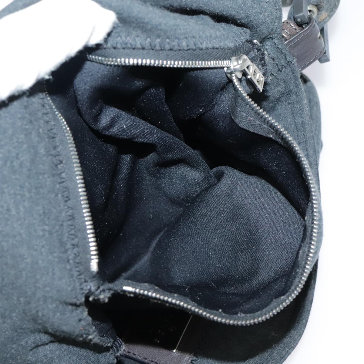 FENDI Mamma bucket Hand Bag Canvas Gray ep6034