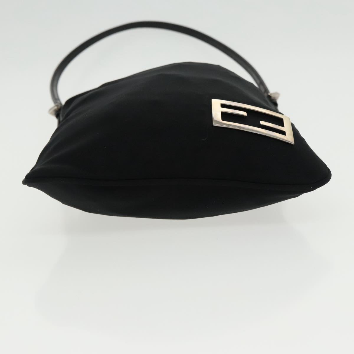 FENDI Shoulder Bag Nylon Black Silver ep6063