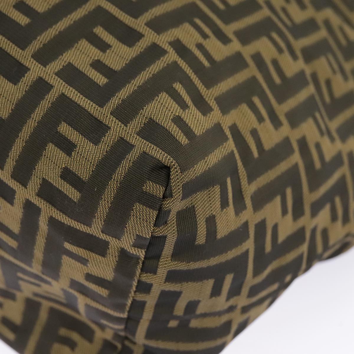 FENDI Zucca Canvas Tote Bag Brown Black ep6212