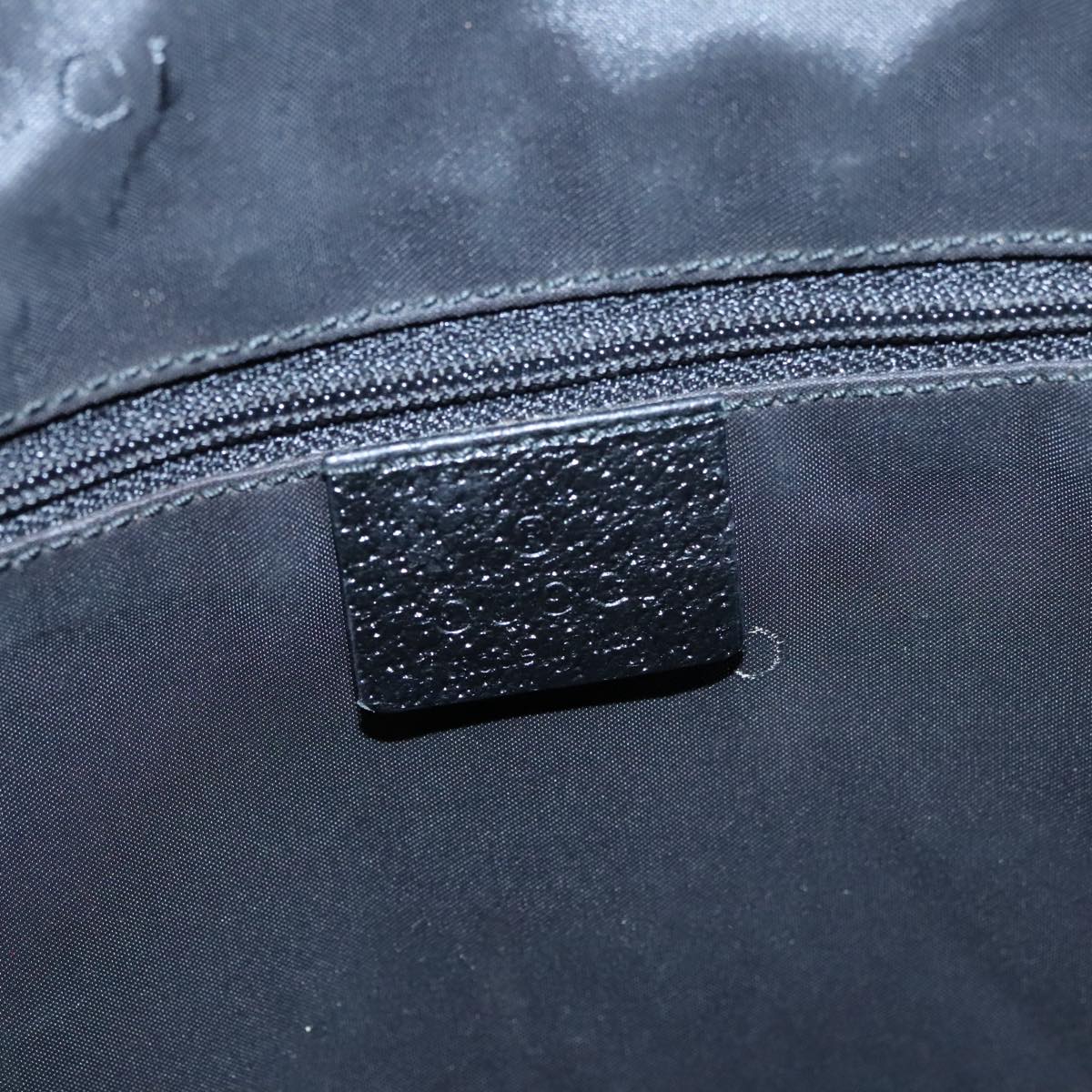 GUCCI Jackie Hand Bag Canvas Black Silver 001 3355 ep6257