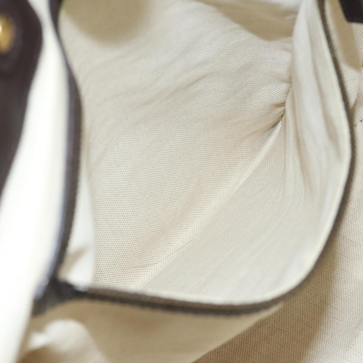 GUCCI GG Canvas Hand Bag Beige Gold 269953 ep6313