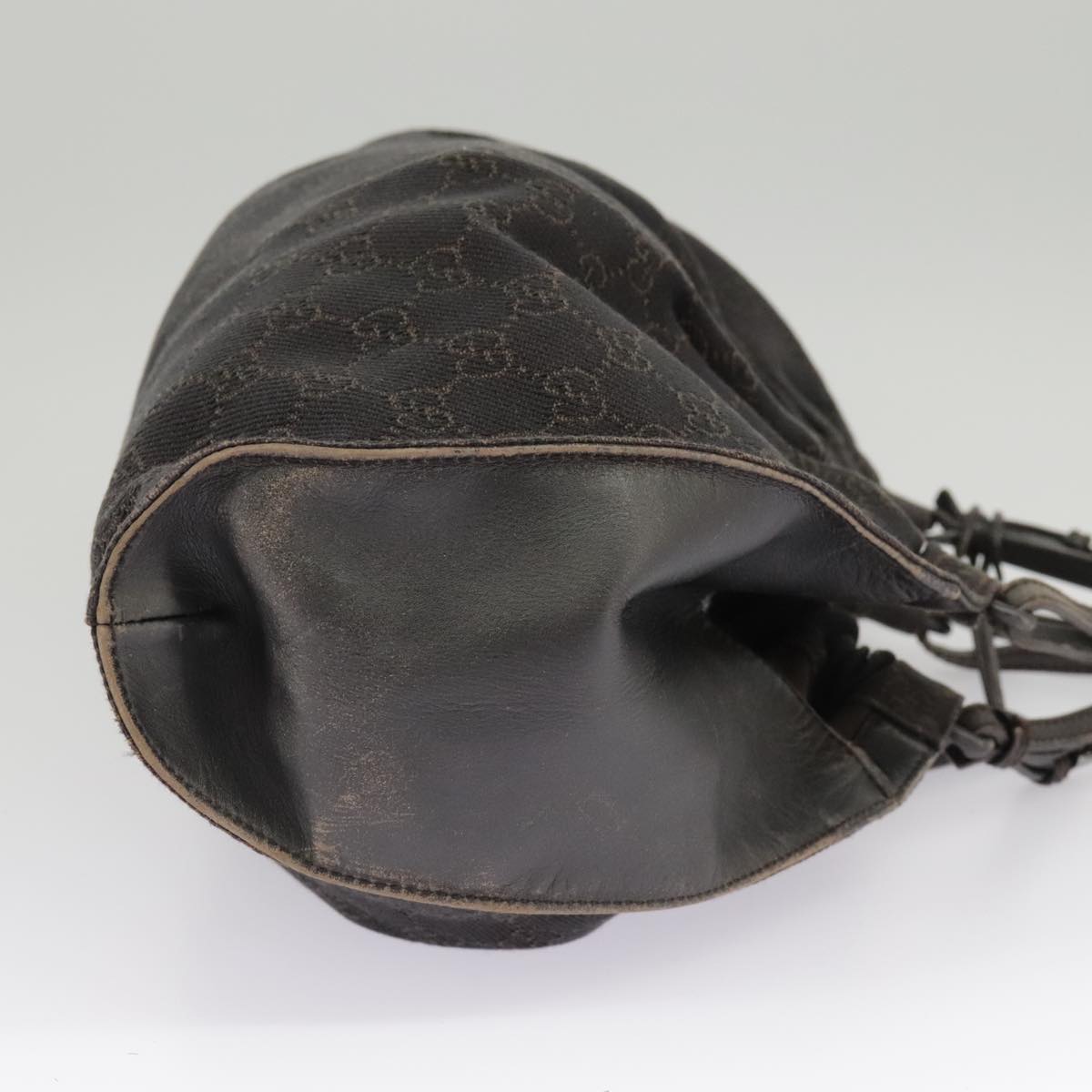 GUCCI GG Canvas Hand Bag Brown 76554 ep6486