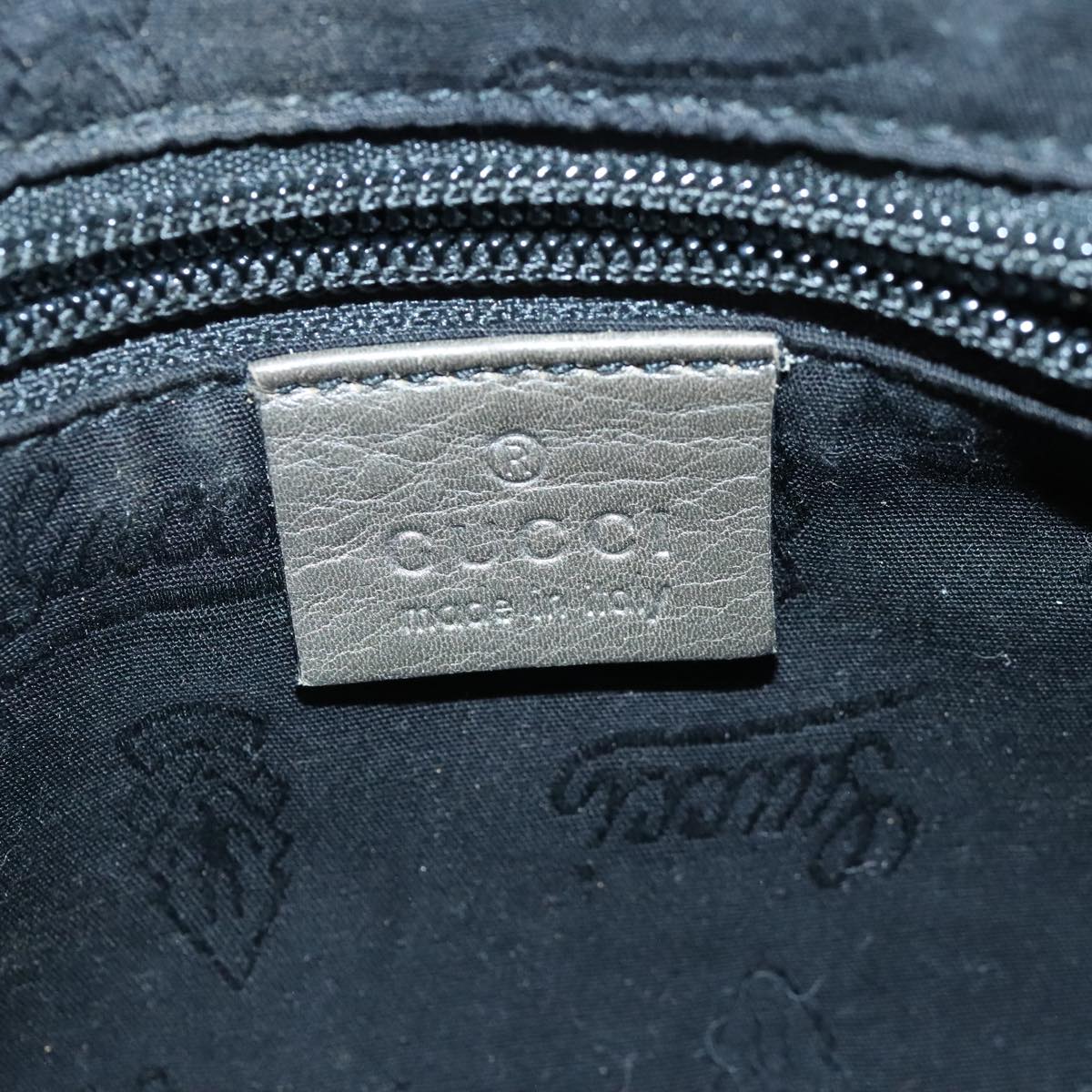 GUCCI GG implementation Shoulder Bag PVC Leather Bronze ep6507