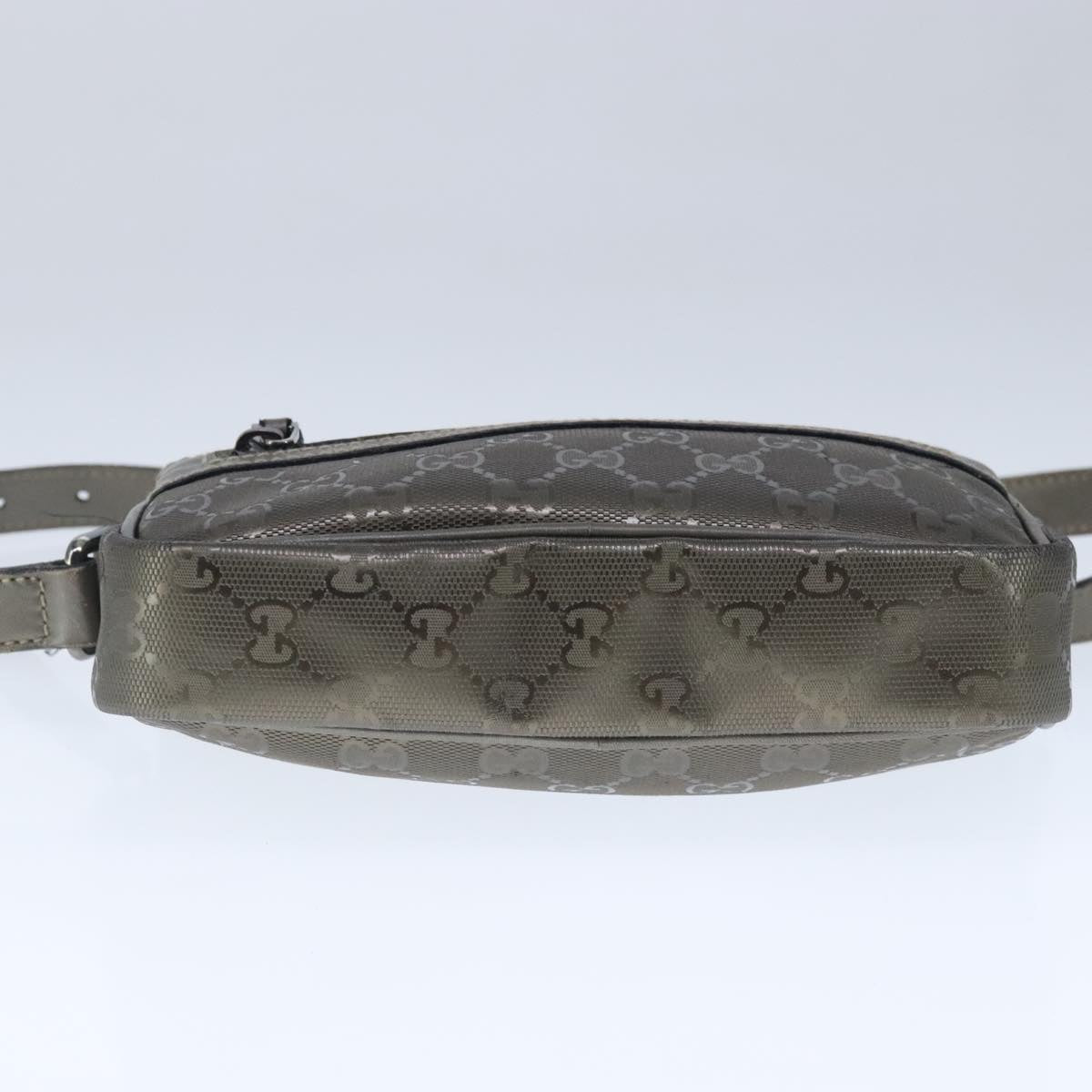 GUCCI GG implementation Shoulder Bag PVC Leather Bronze ep6507