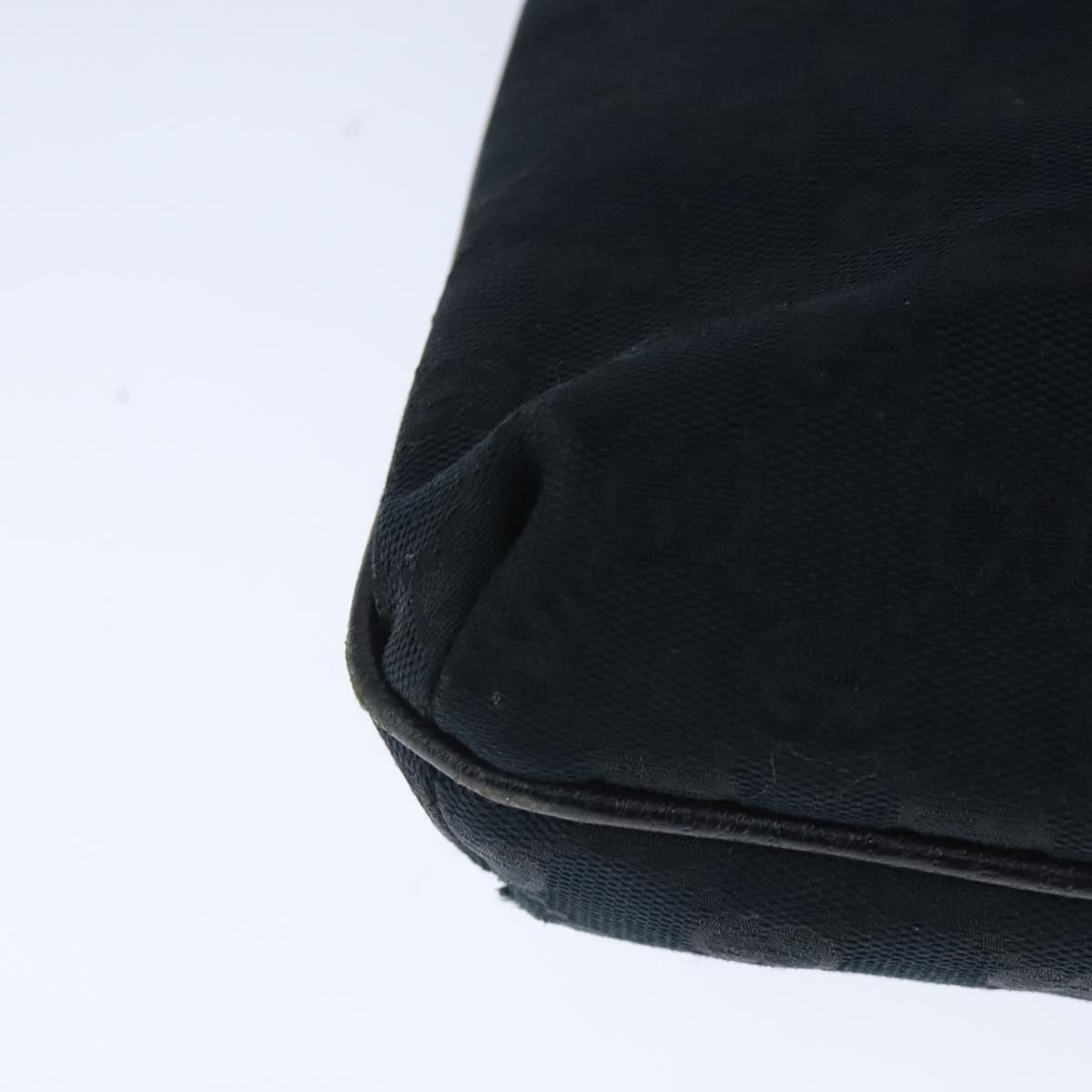 GUCCI GG Canvas Shoulder Bag Black 122793 ep6514