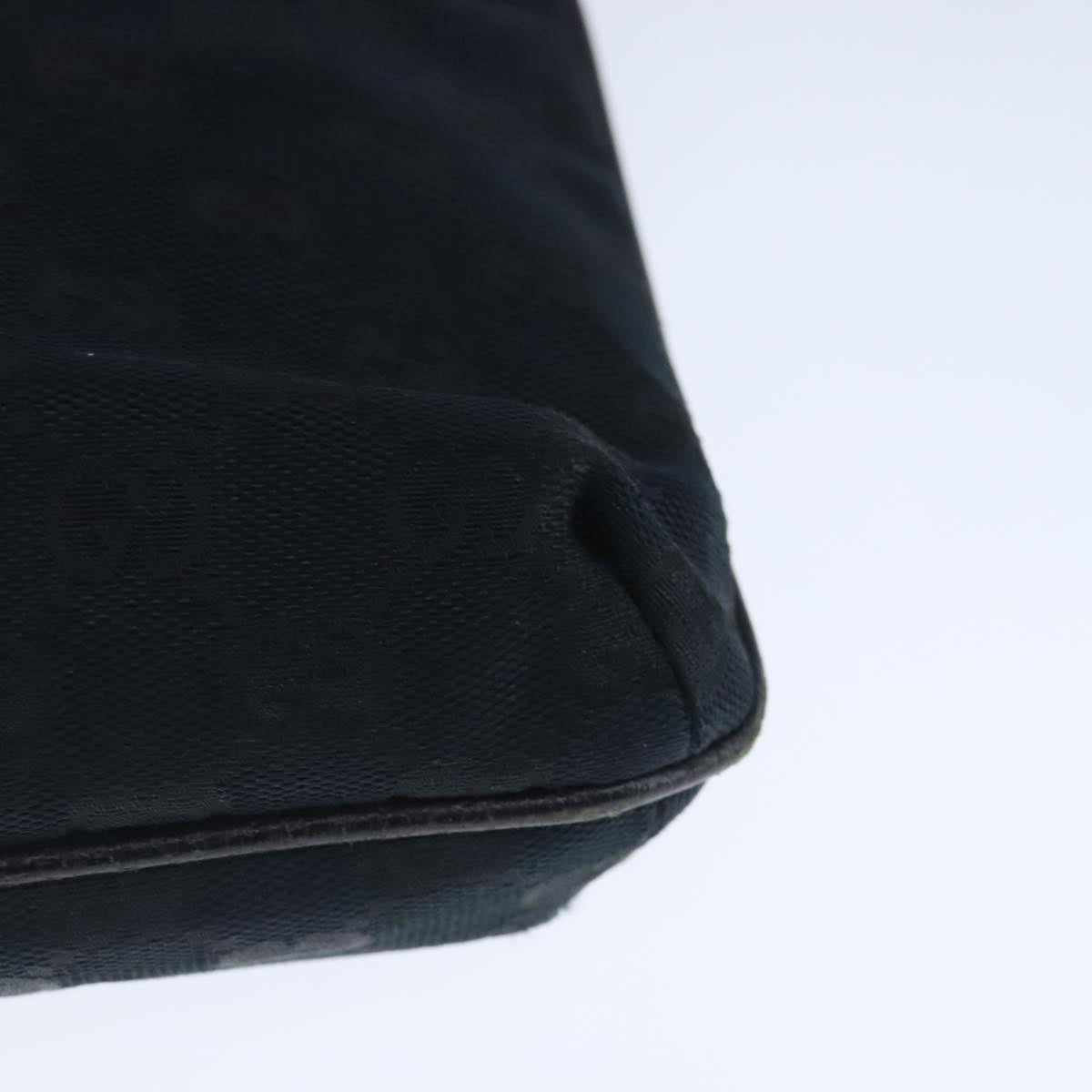 GUCCI GG Canvas Shoulder Bag Black 122793 ep6514