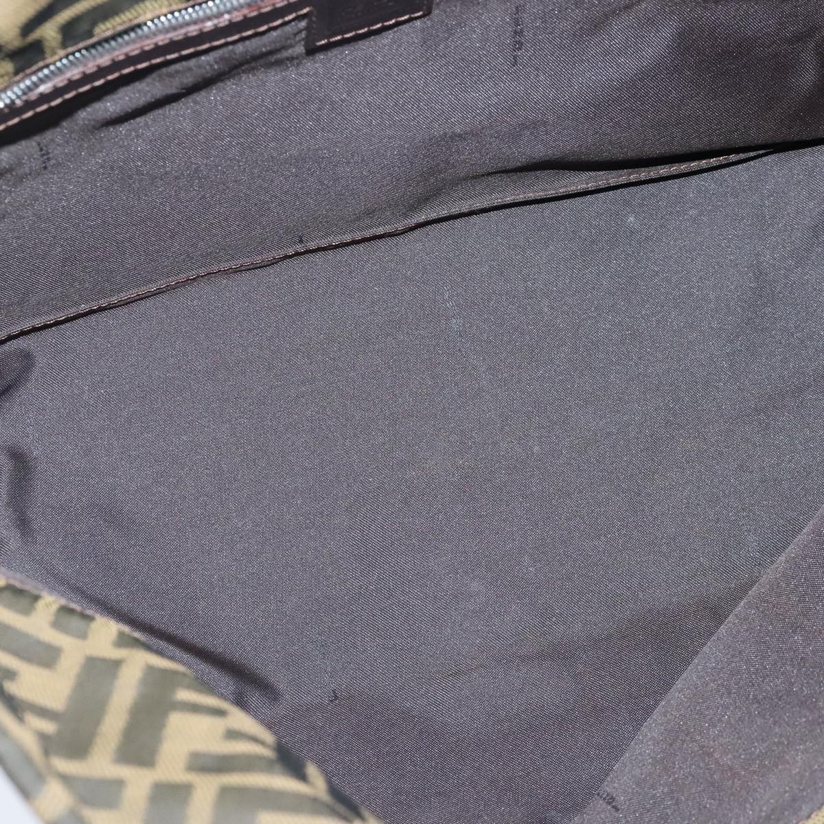 FENDI Zucca Canvas Tote Bag Brown Black ep6620