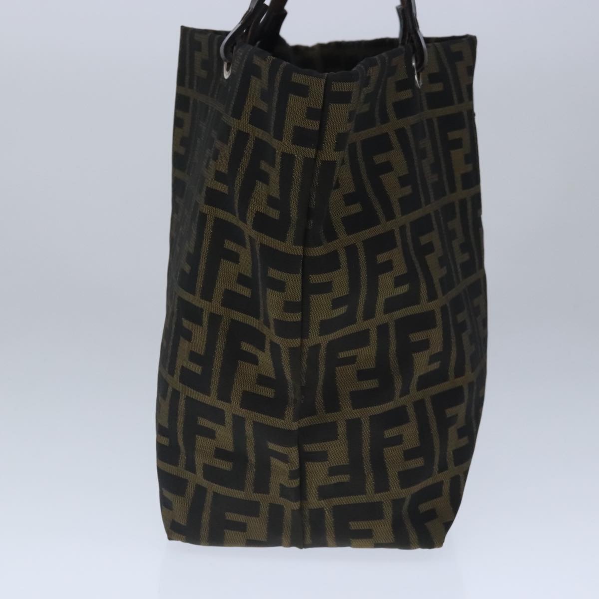 FENDI Zucca Canvas Tote Bag Brown Black ep6620