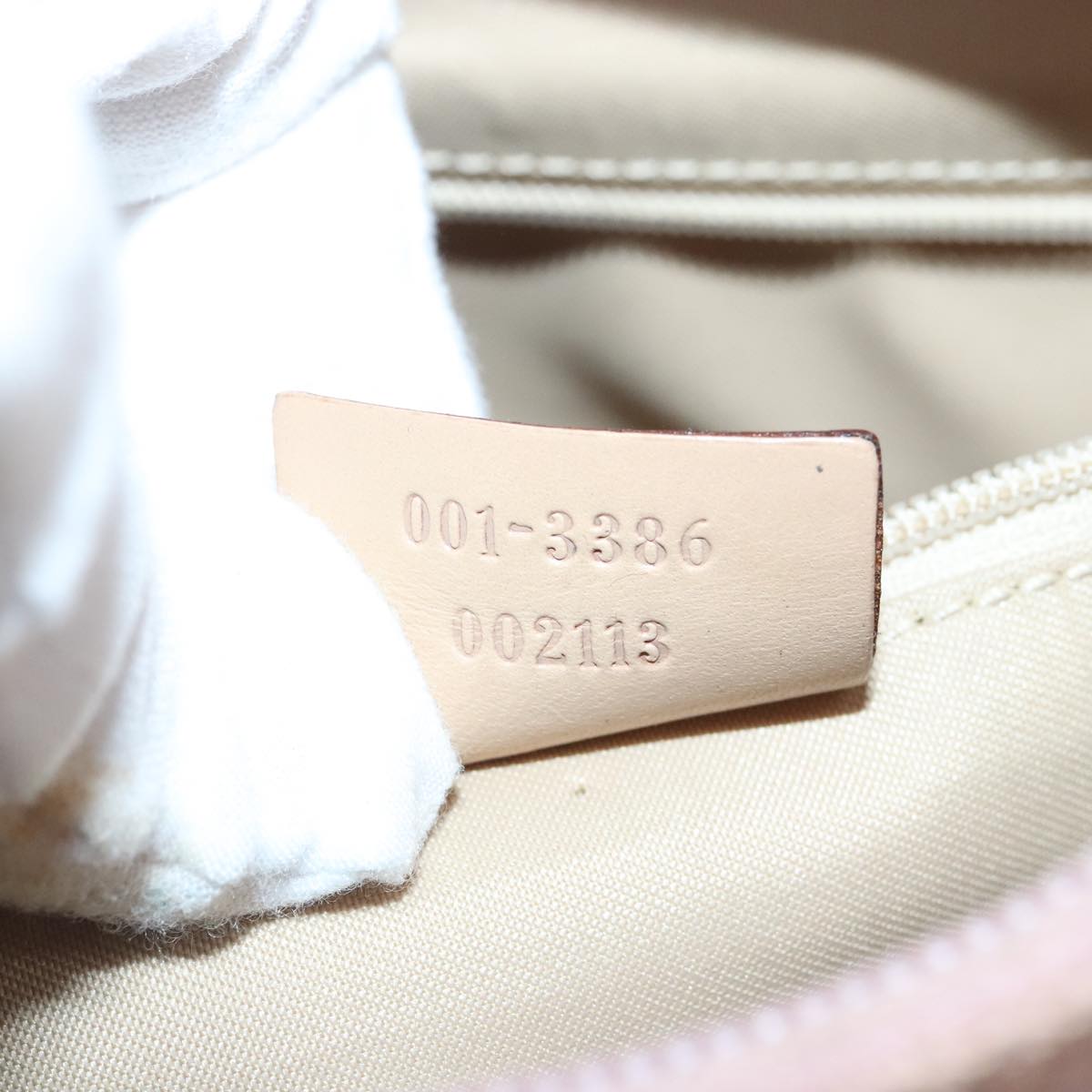 GUCCI GG Canvas Shoulder Bag Pink 001 3386 ep6633