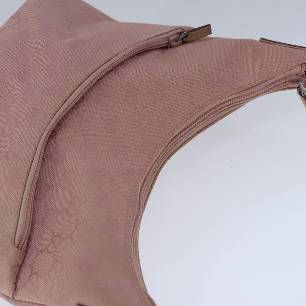 GUCCI GG Canvas Shoulder Bag Pink 001 3386 ep6633