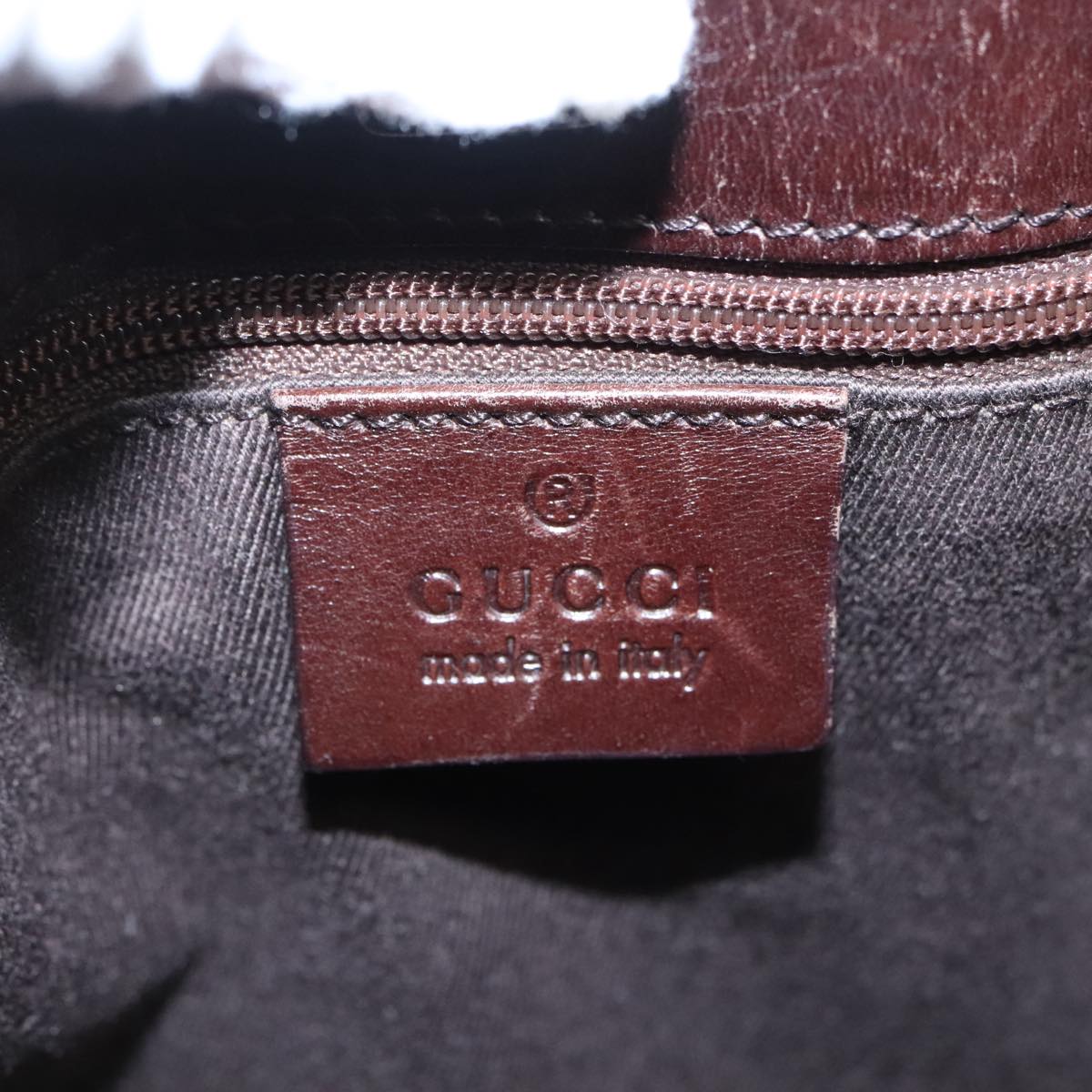 GUCCI GG Canvas Tote Bag Silver Brown 73983 ep6697