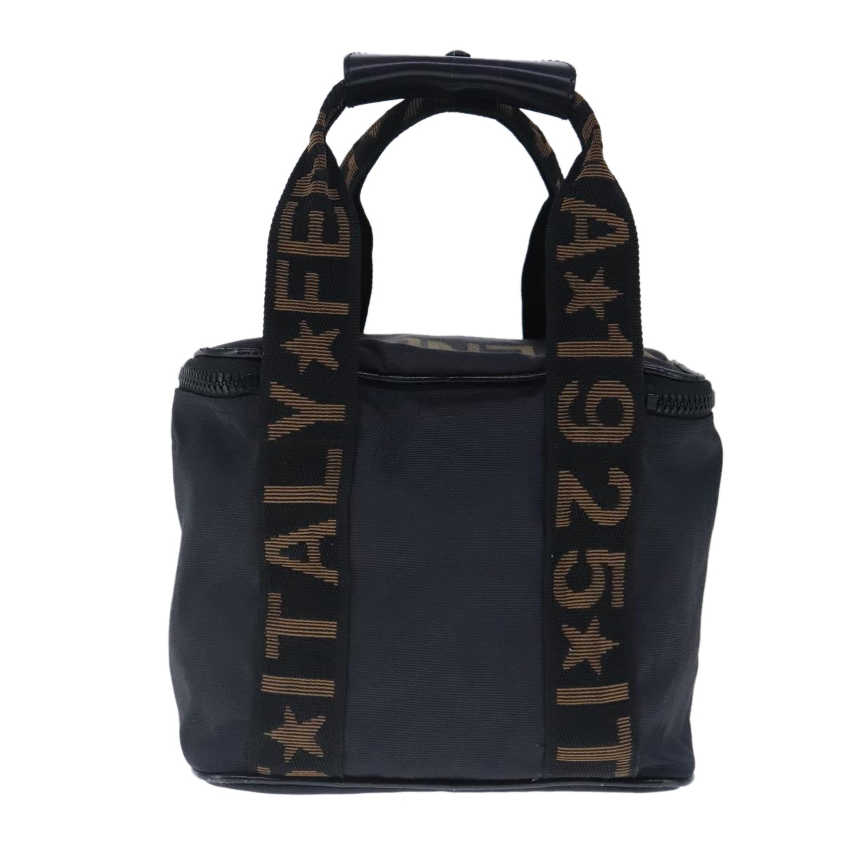 FENDI Hand Bag Nylon Black ep6807