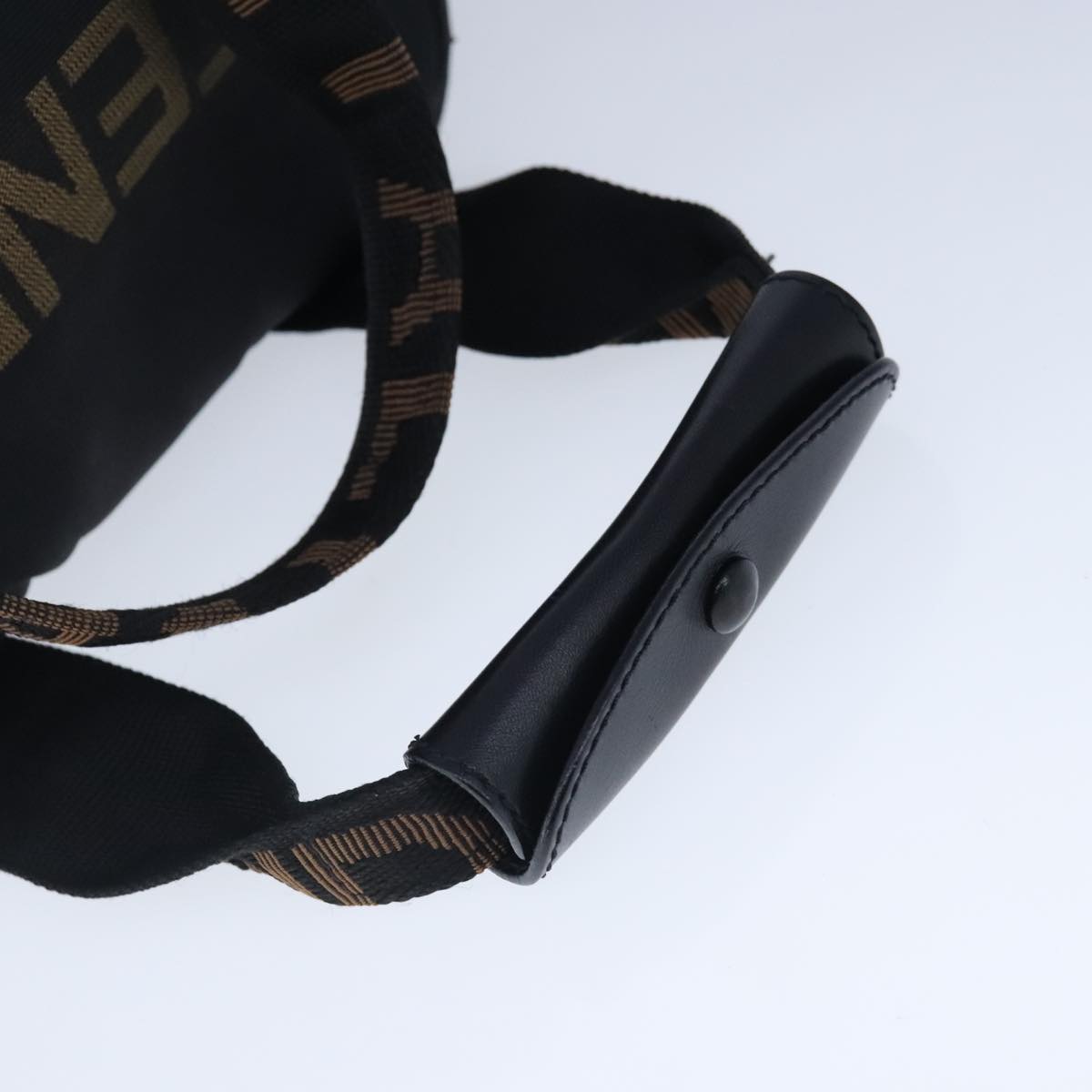 FENDI Hand Bag Nylon Black ep6807