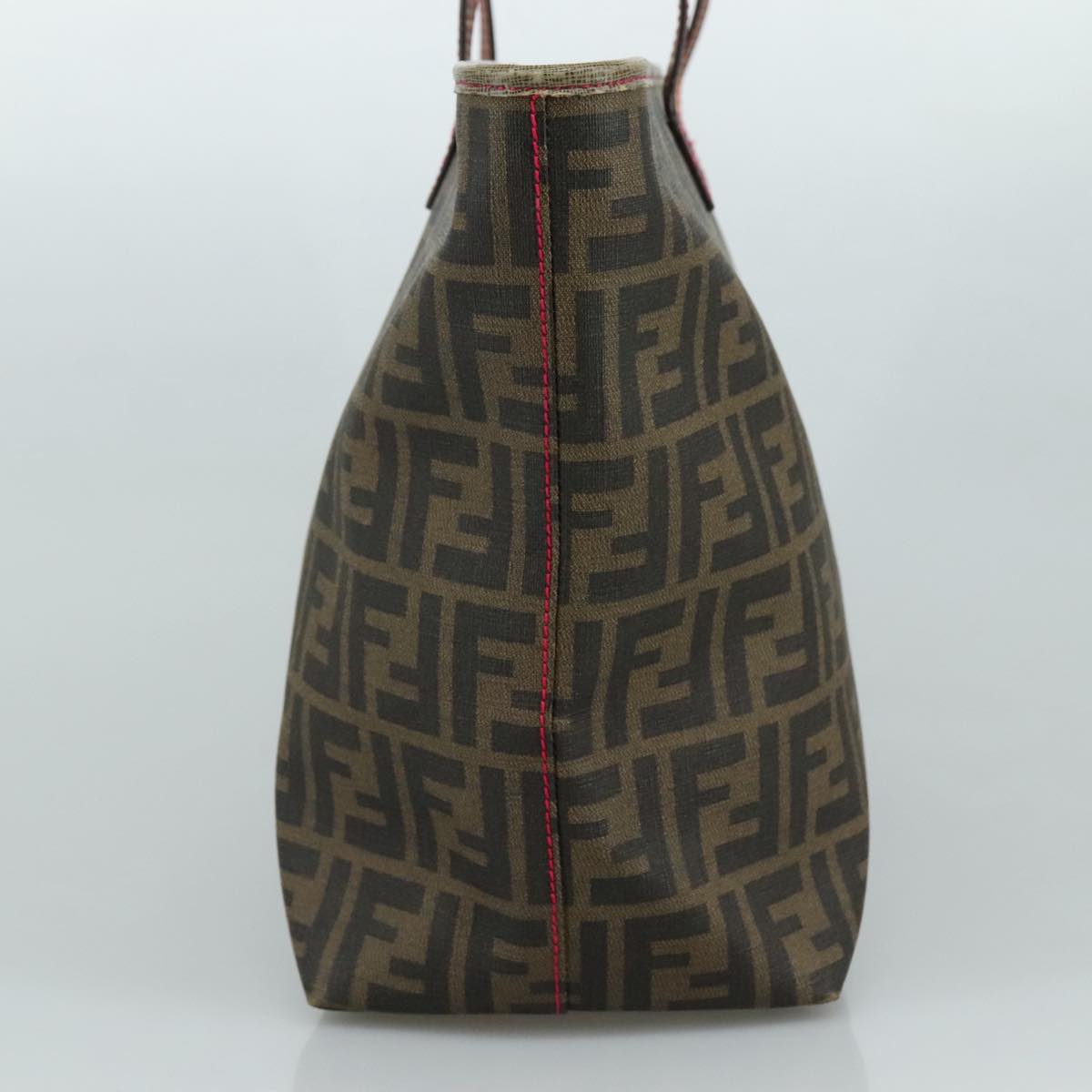 FENDI Zucca Canvas Tote Bag Brown Black ep6901