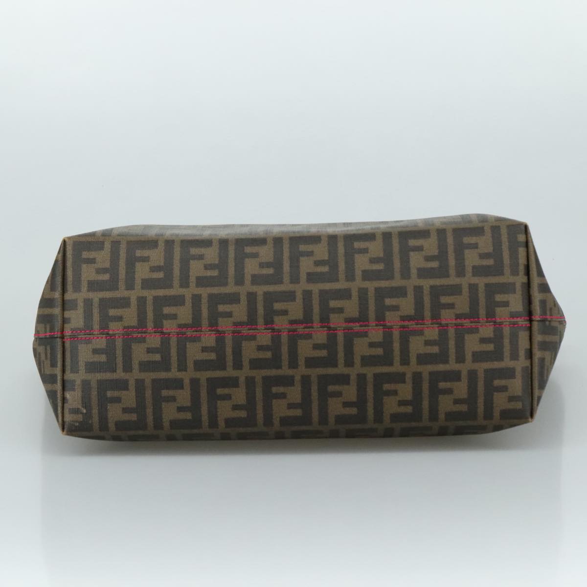 FENDI Zucca Canvas Tote Bag Brown Black ep6901