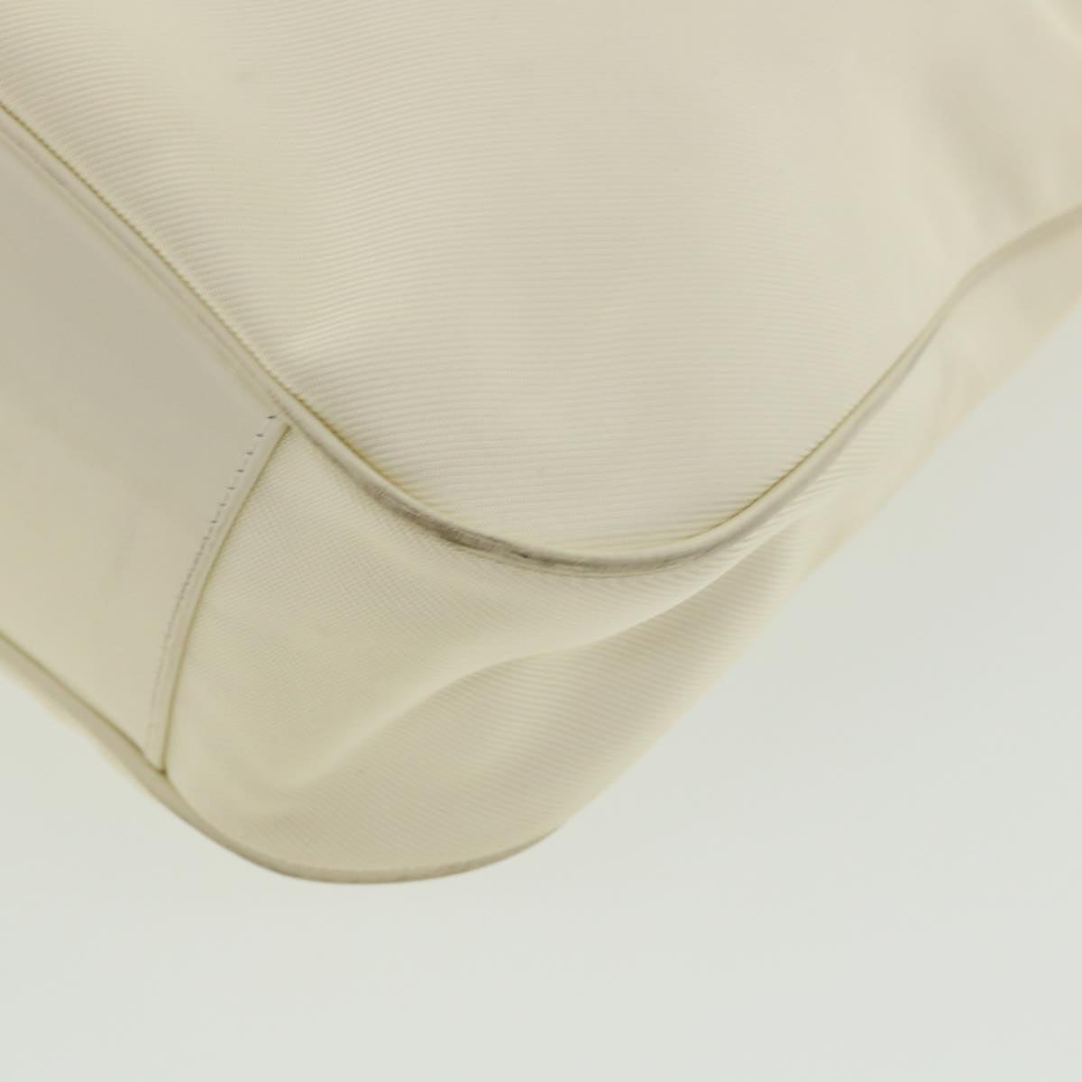 GUCCI Bamboo Shoulder Bag Canvas 2way White 1577 ep700