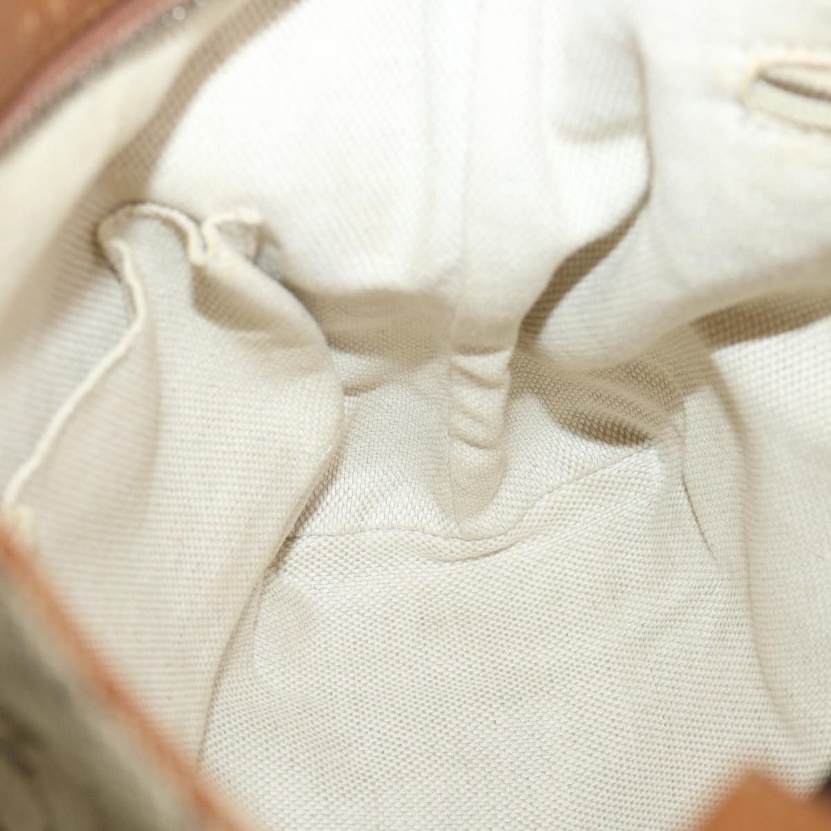 GUCCI Web Sherry Line GG Canvas Shoulder Bag Beige Brown Green 337598 ep701