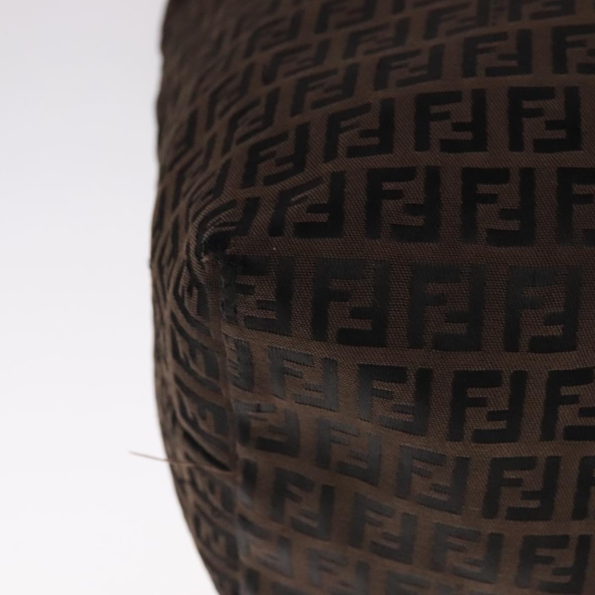 FENDI Zucchino Canvas Tote Bag Brown ep7111