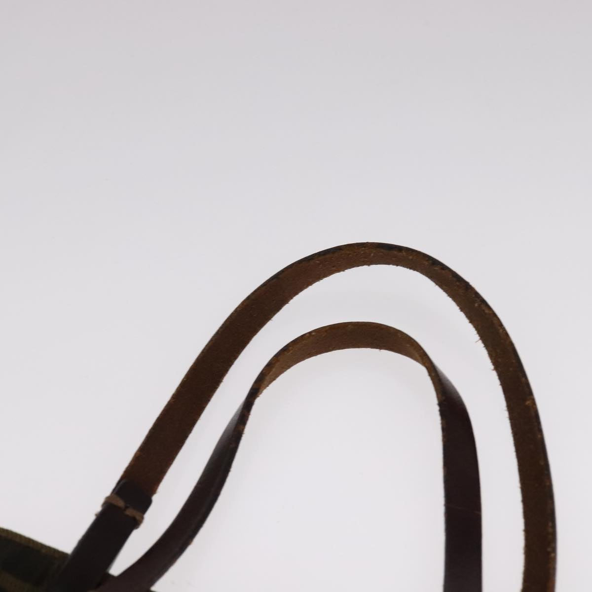 FENDI Zucca Canvas Hand Bag Brown Black ep7128