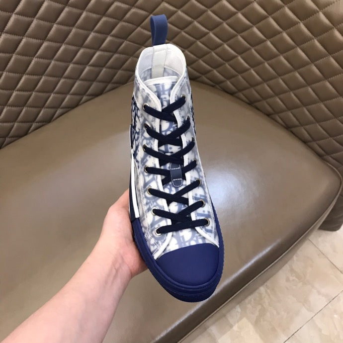 GLM - DIR B23 Blue HIGH-TOP SNEAKER