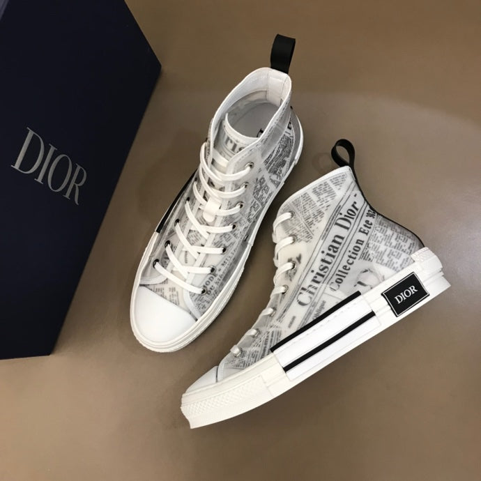 GLM - DIR B23 Newspaper HIGH-TOP SNEAKER