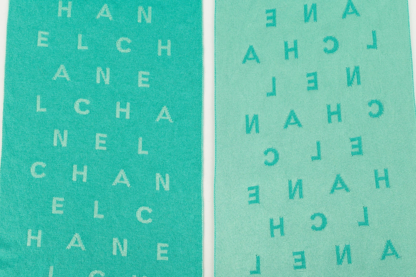 ÃƒÆ’Ã¢â‚¬Â°charpe verte Chanel