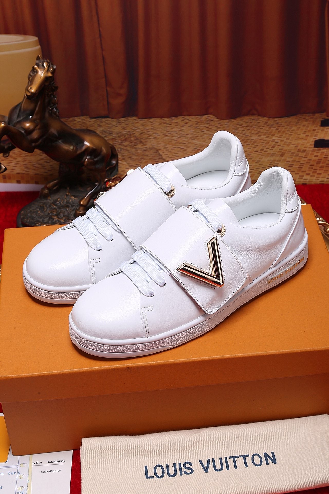 GLM - LUV Font Row White Sneaker