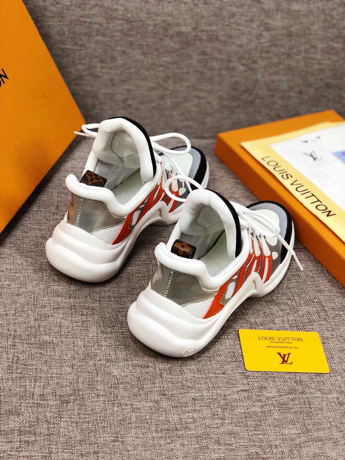 GLM - LUV Archlight White Black Orange Sneaker