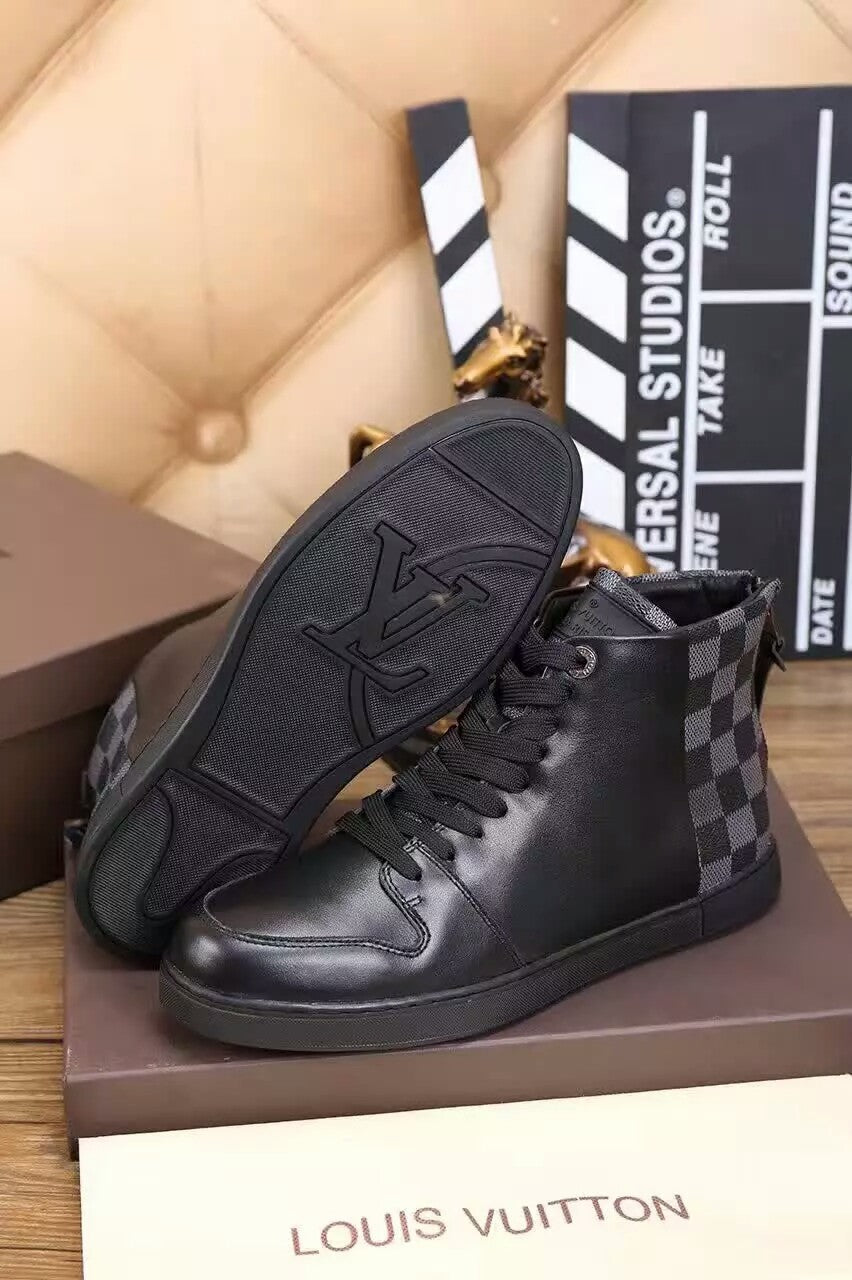 GLM - LUV HIgh Top Black Sneaker