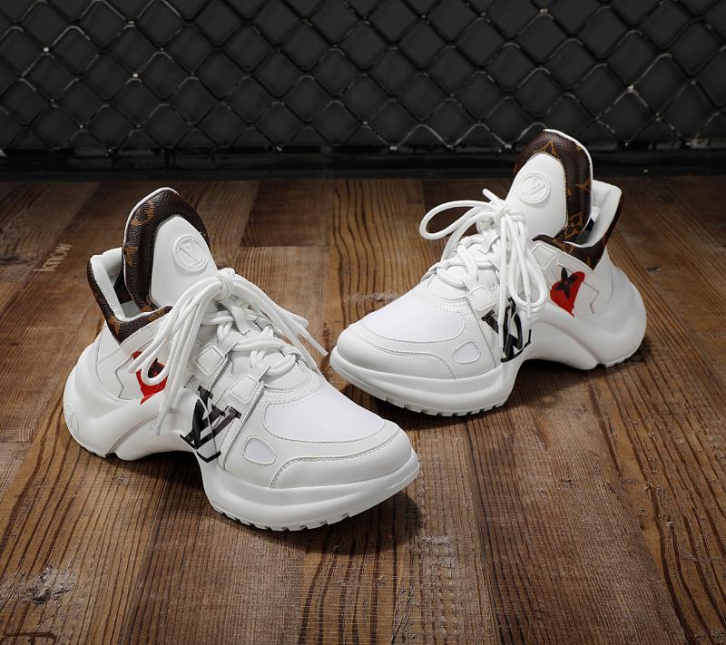 GLM - LUV Archlight White Brown Sneaker