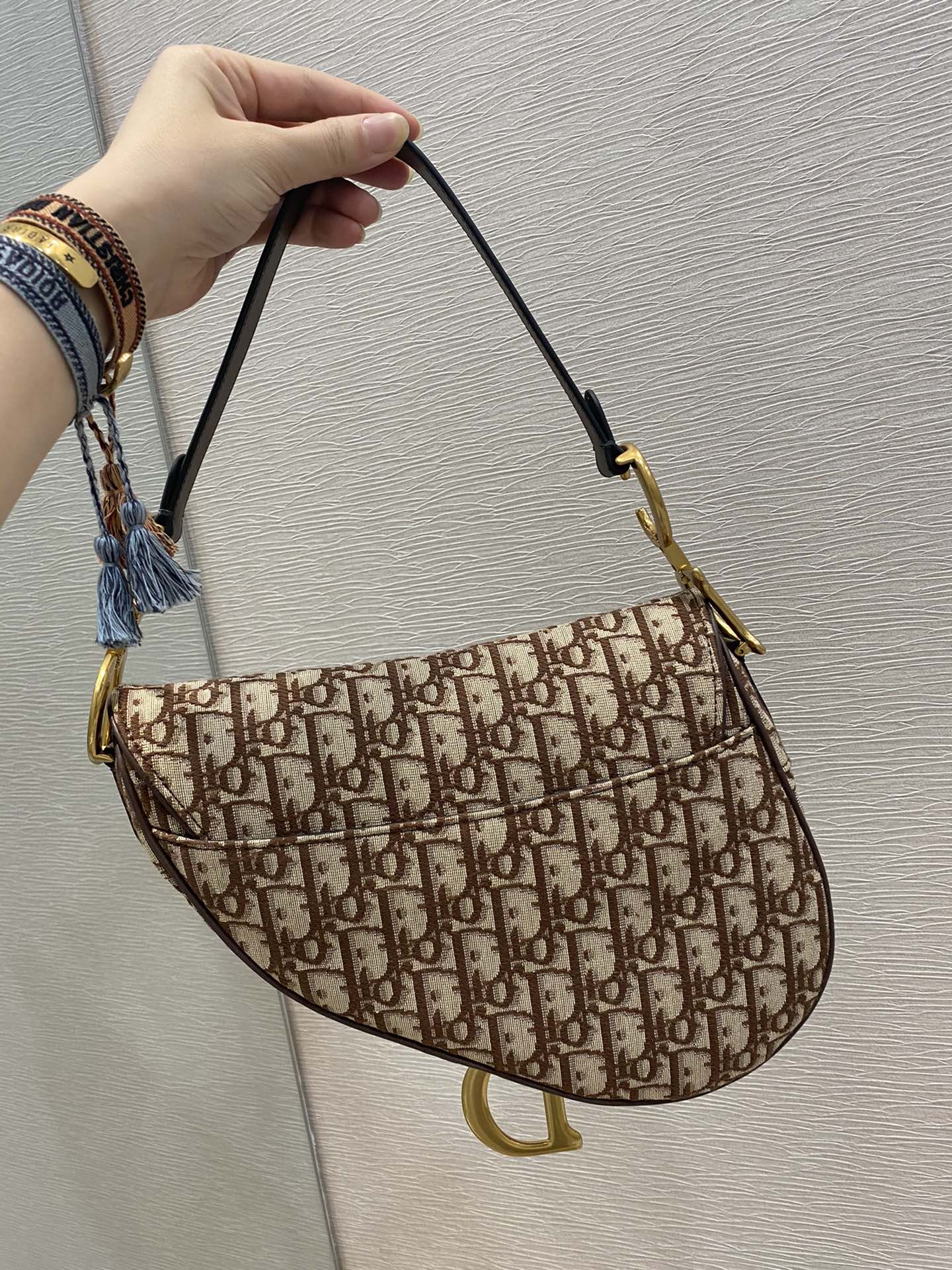 GLAMI Saddle Bag Brown For Women 10in/26cm CD