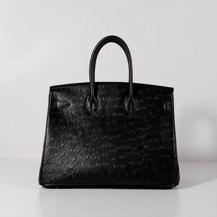 GLAMI Birkin With Textures Black For Women Gold Toned Hardware 14in/35cm
