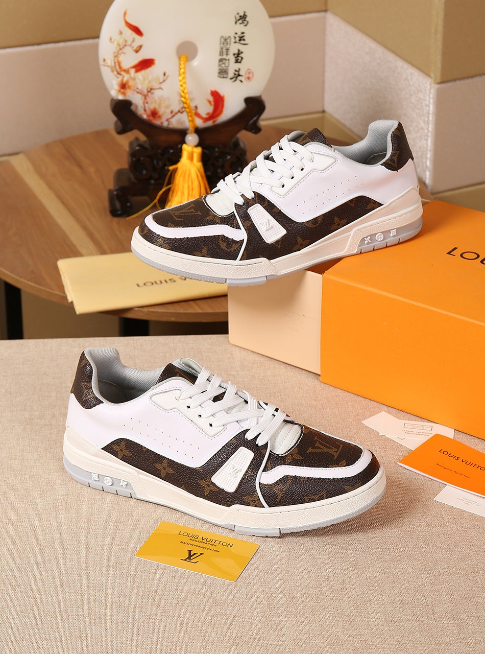 GLM - LUV Brown White Sneaker