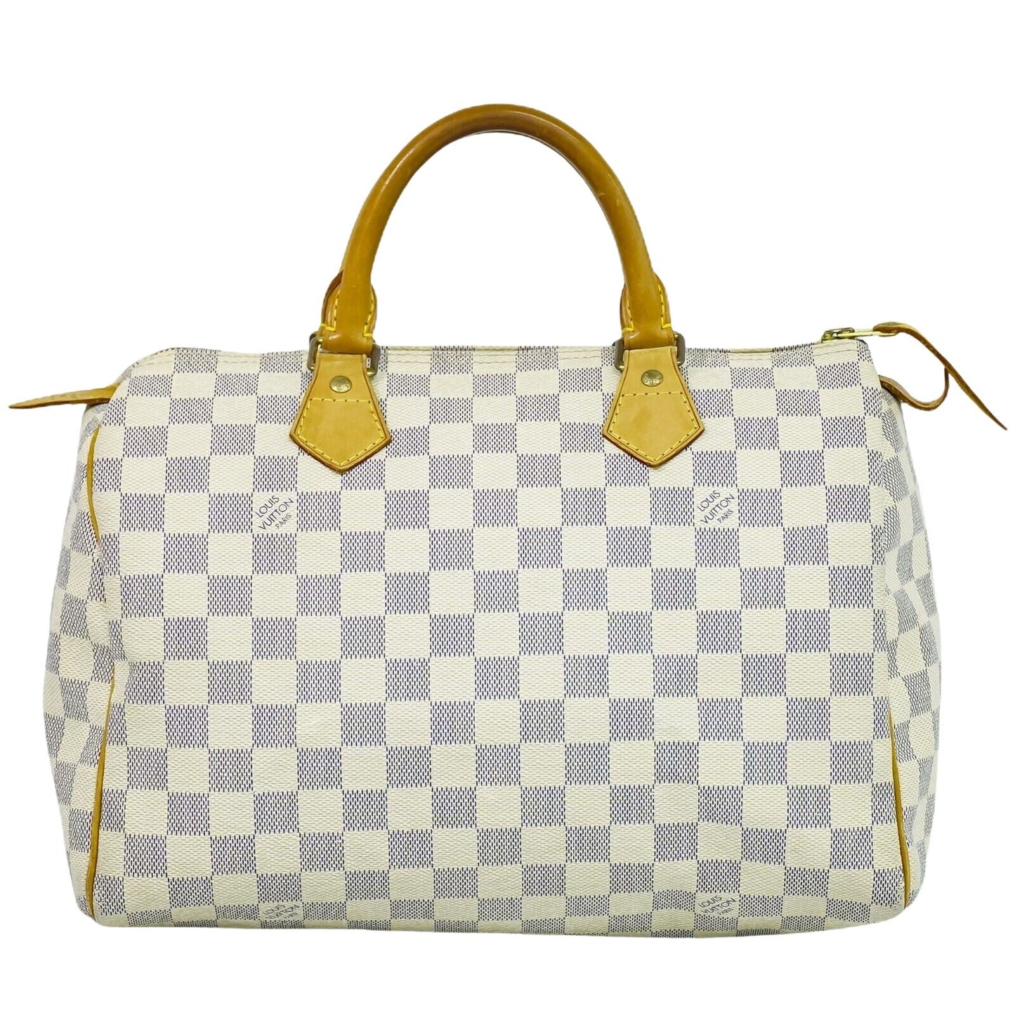 Louis Vuitton Speedy 30  Canvas Handbag