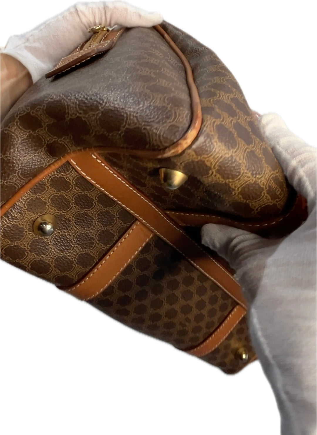 CÃƒÆ’Ã‚Â©line Macadam Brown Canvas Travel Bag ce5522cc