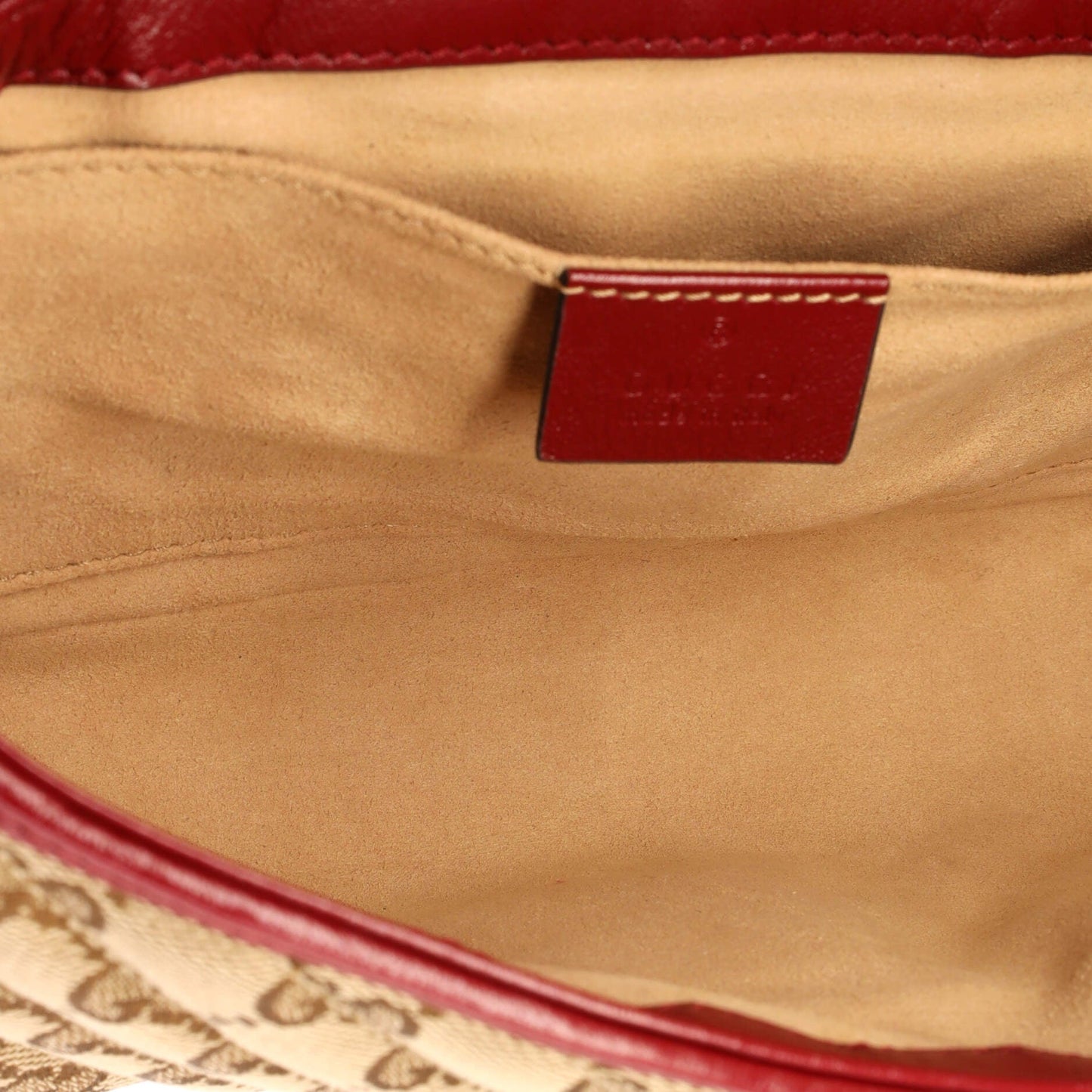 GG Marmont Flap Bag Diagonal Quilted GG Canvas Mini