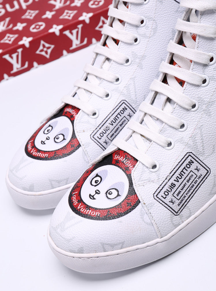 GLM - LUV Stellar Trainer Boot White Sneaker