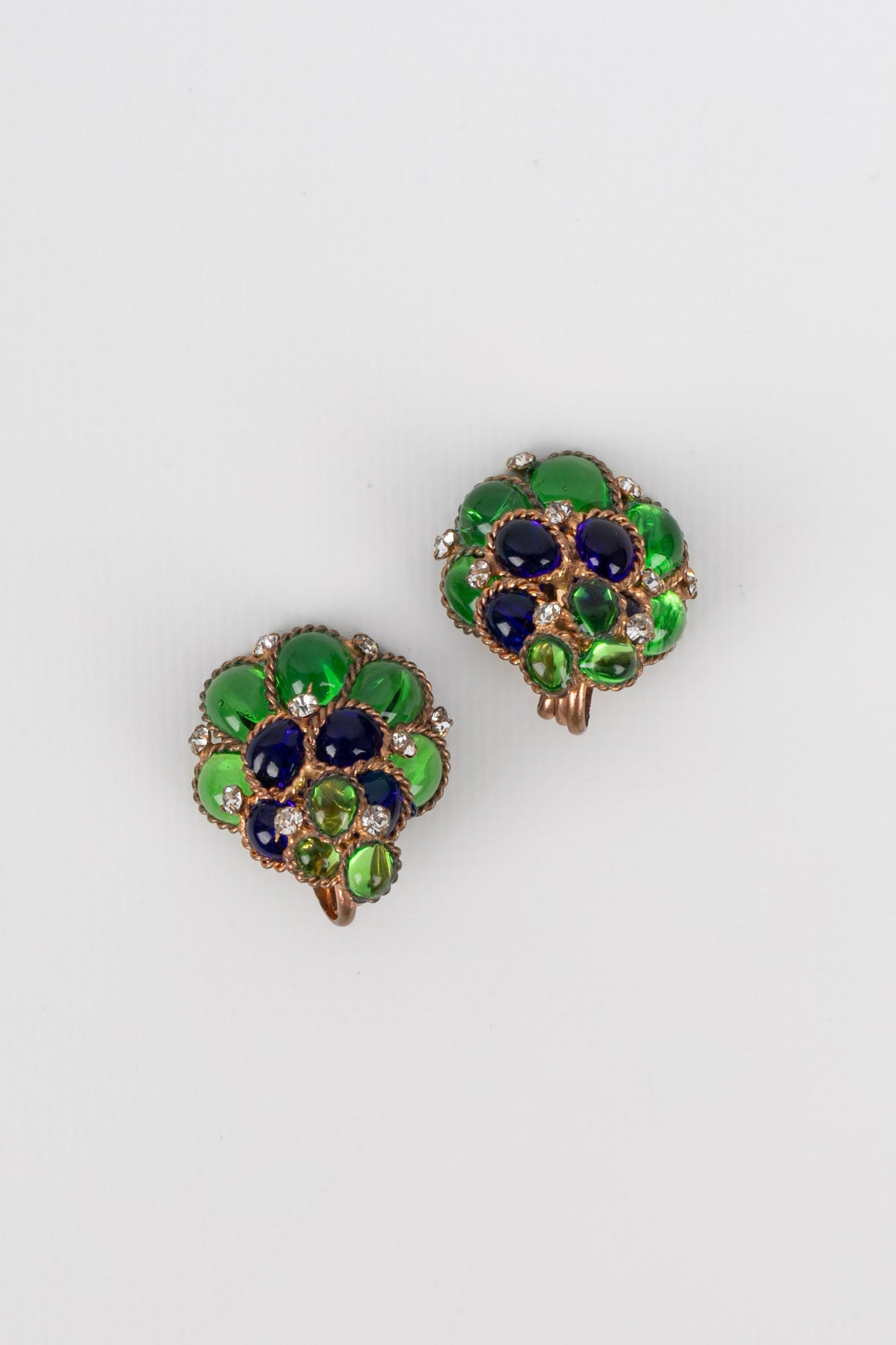 Boucles d'oreilles en pÃƒÆ’Ã‚Â¢te de verre