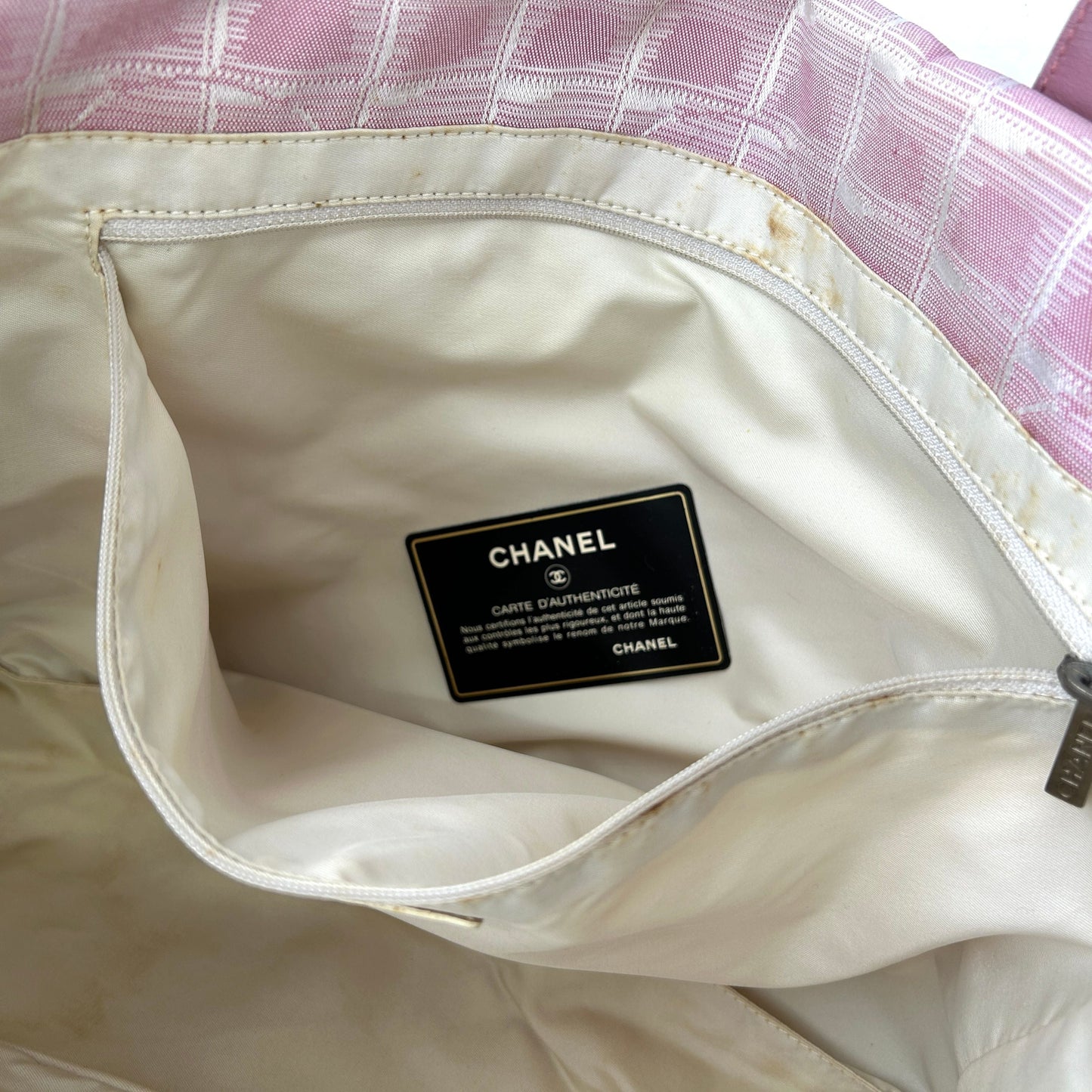 Chanel Bags  Travel Line Tote In Pink And White ch8814dd