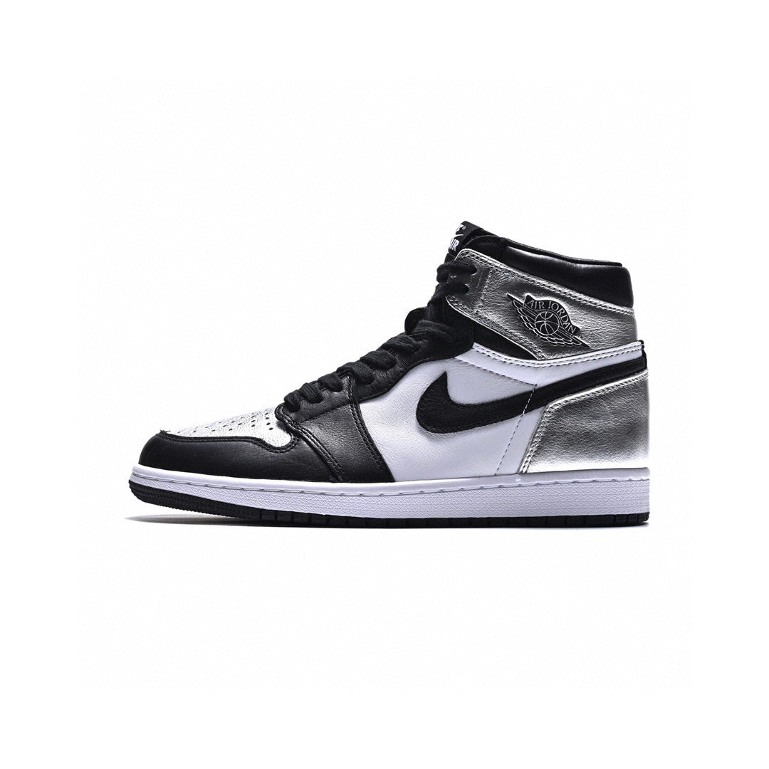GLM - AJ1 High Black Silver