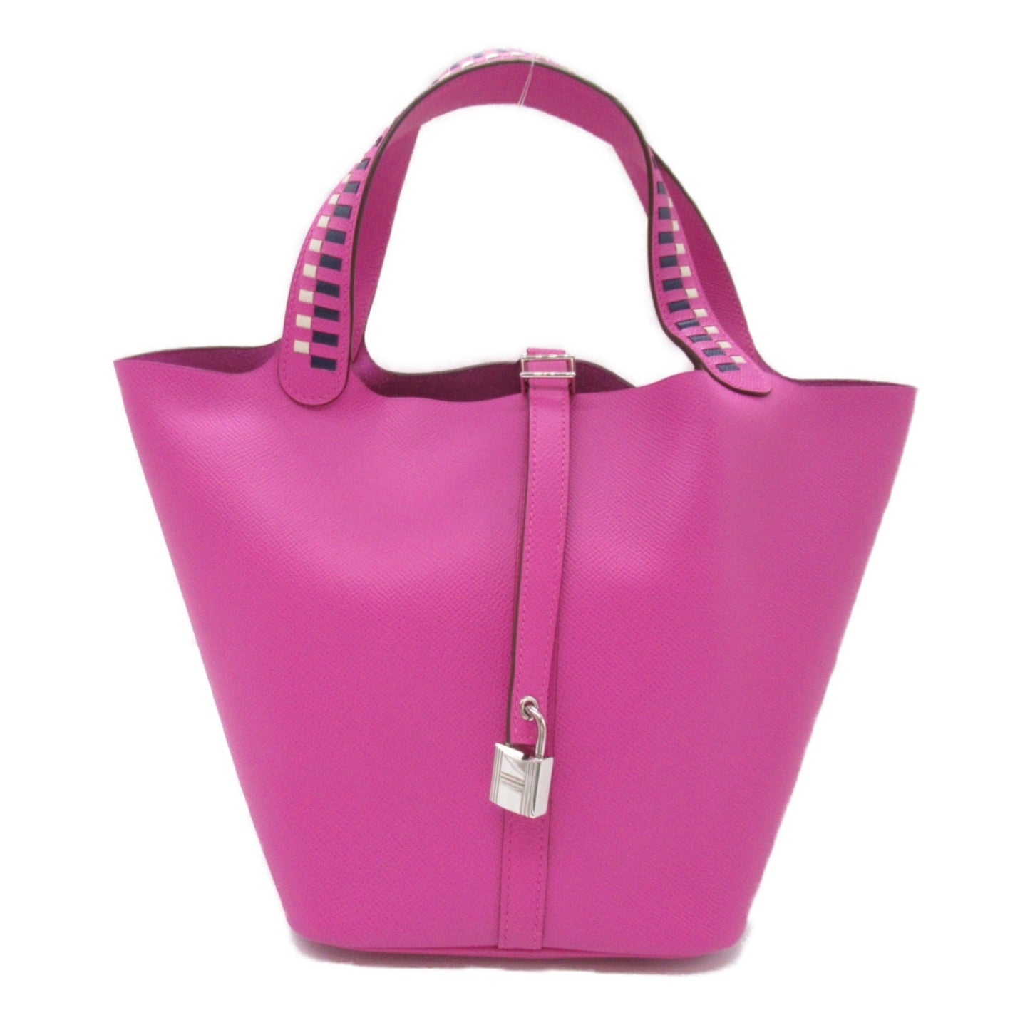 Hermes HERMES Picotin Lock MM Treasury Magnolia Tote Bag  Bag Leather  Epsom Pink Magnolia/ClÃƒÆ’Ã‚Â©/Blue Sapphire-L ÃƒÂ£Ã¢â€šÂ¬Ã‚ÂAncestralÃƒÂ£Ã¢â€šÂ¬Ã¢â‚¬Ëœ EI BRANDOFF