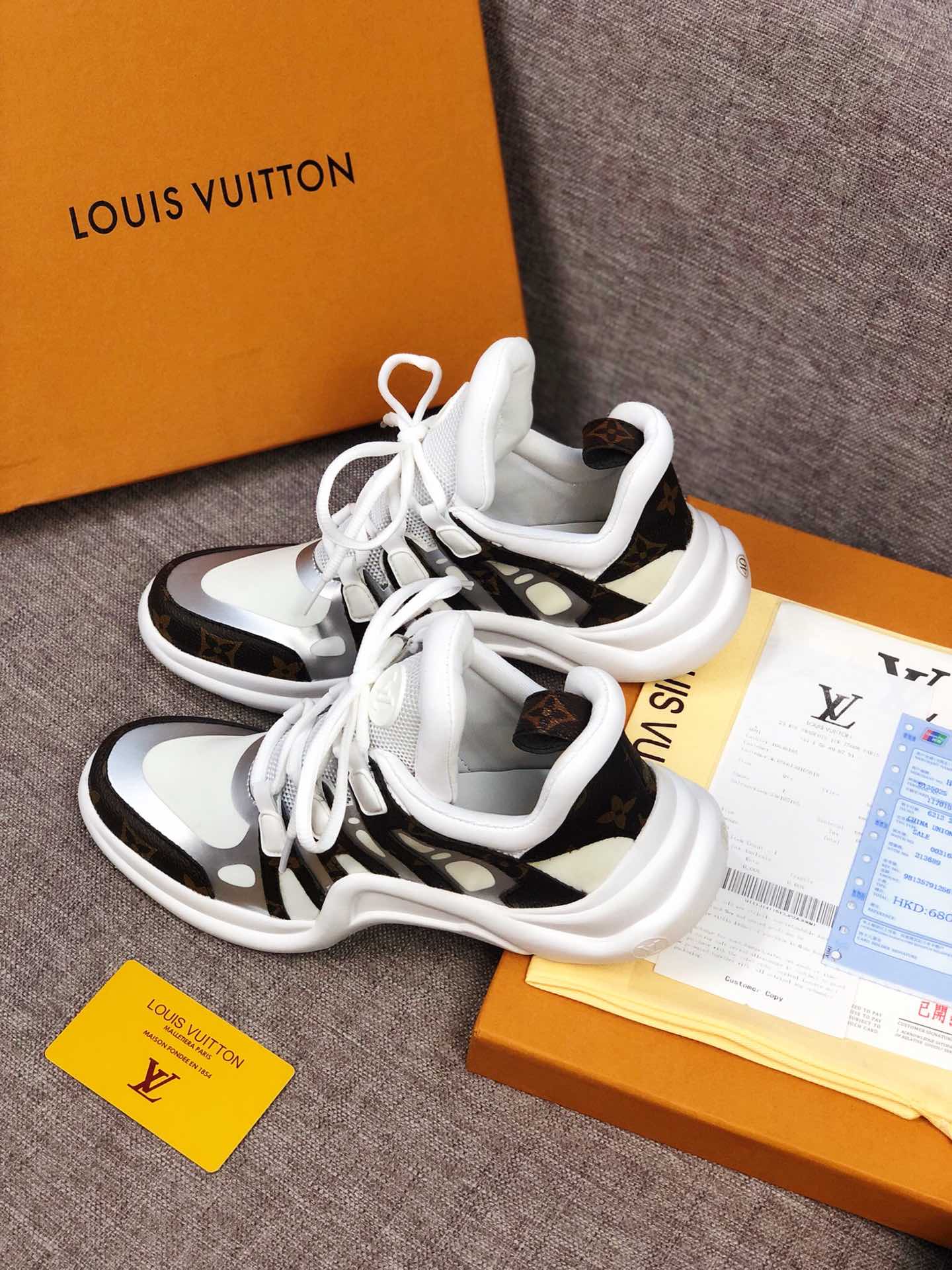 GLM - LUV Archlight White Brown Sneaker